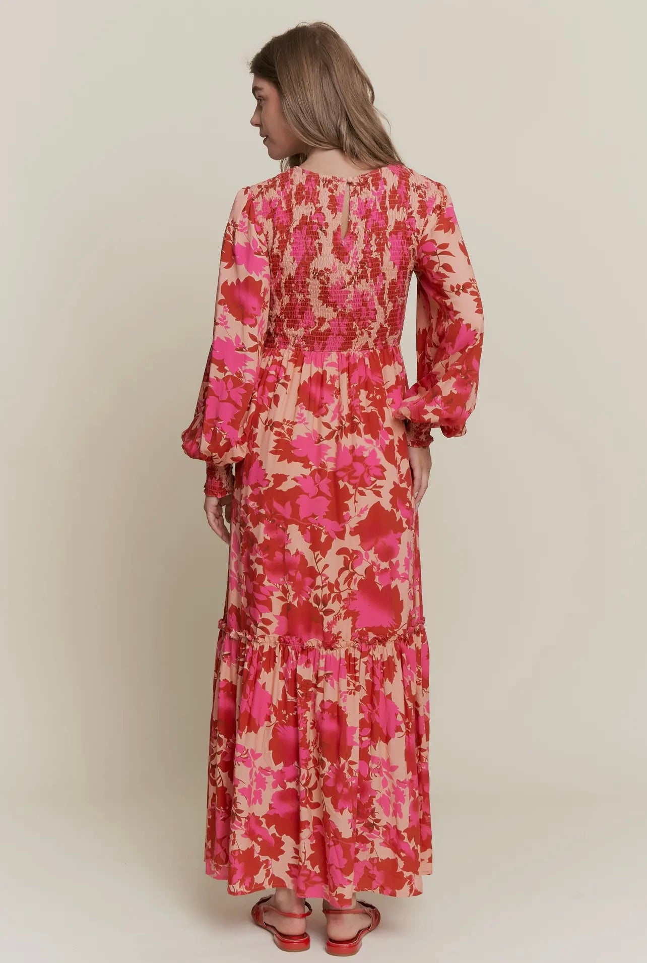 Bria Smocked Maxi Dress