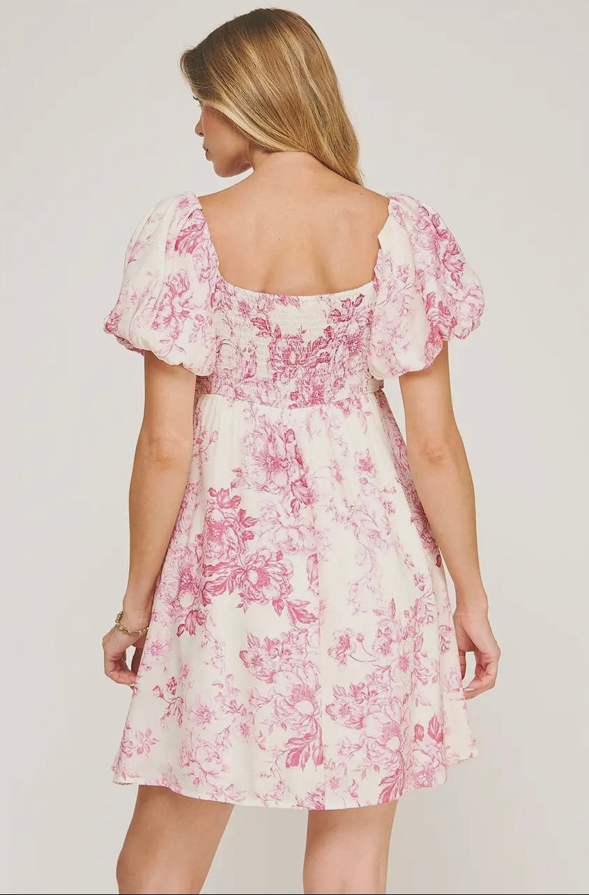 Presley Floral Garden Dress
