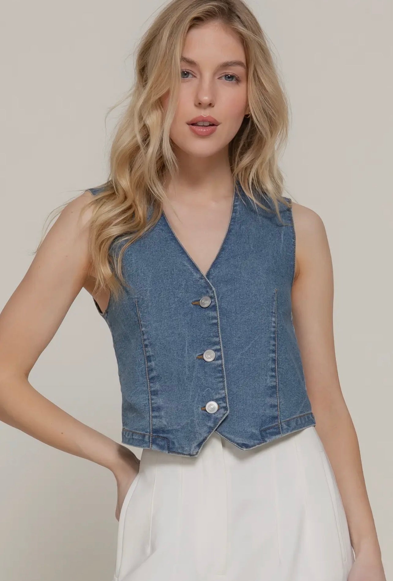 Denise Denim Vest