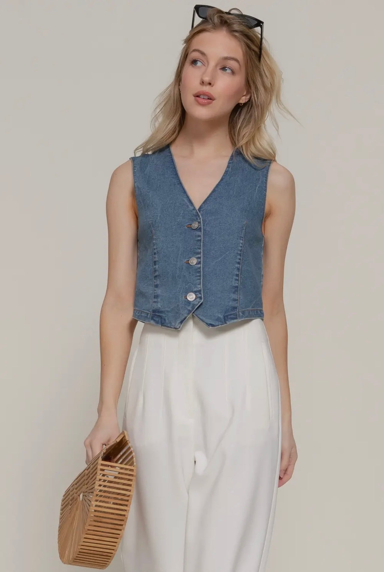 Denise Denim Vest