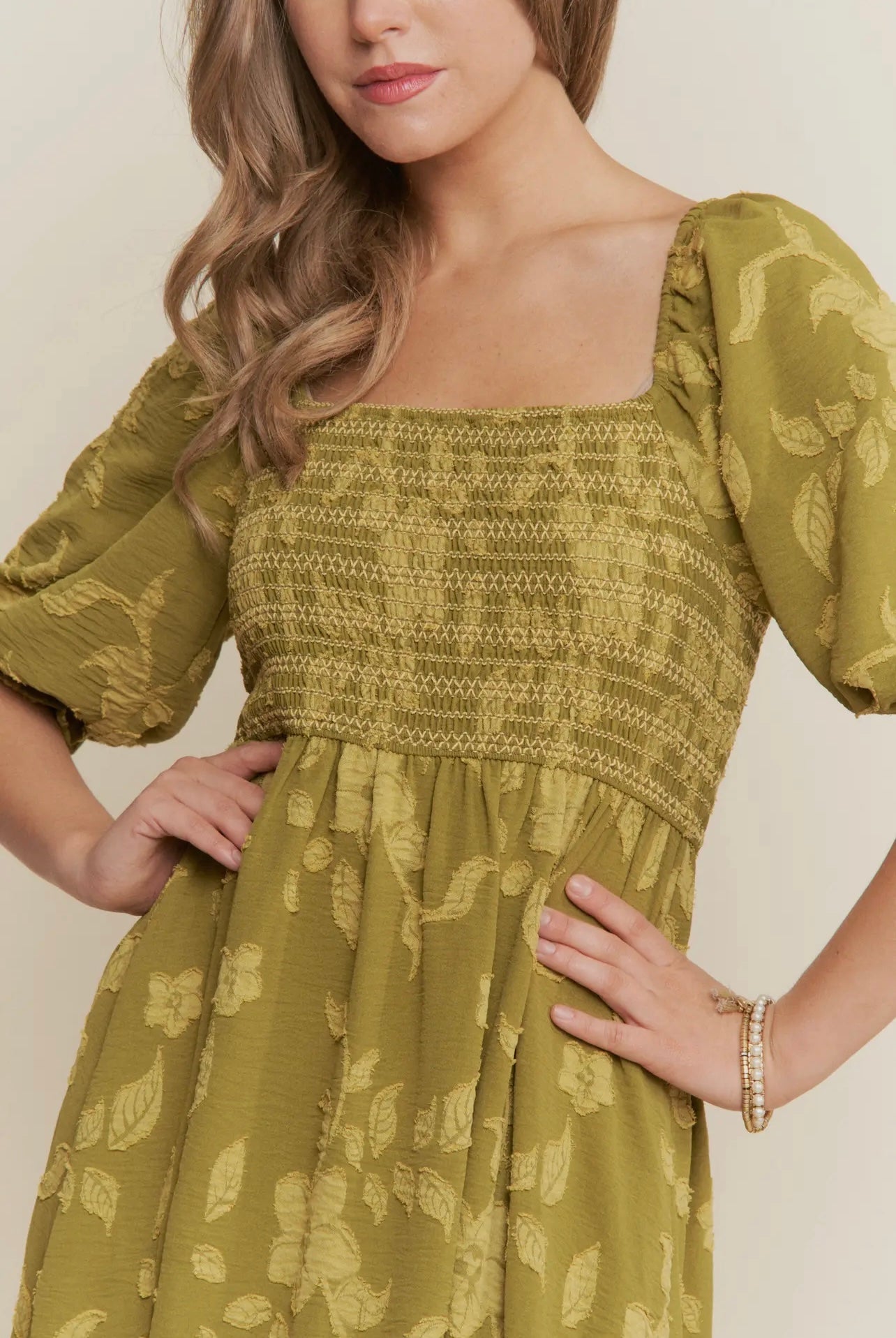 Eden Floral Smocked Maxi Dress