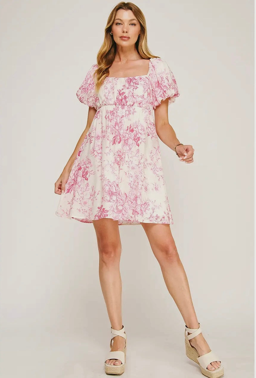 Presley Floral Garden Dress
