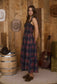 Eliza Plaid Midi Dress