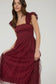 Juliette Chiffon Smocked Midi Dress