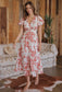 Daniella Floral V-Neck Dress