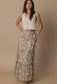 Paisley Print Maxi Skirt
