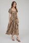 Athena Sweetheart Neckline Midi Dresss