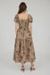 Athena Sweetheart Neckline Midi Dresss