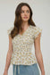 Camila Floral Smocked Top