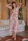 Daniella Floral V-Neck Dress