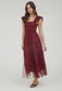 Juliette Chiffon Smocked Midi Dress