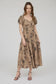 Athena Sweetheart Neckline Midi Dresss